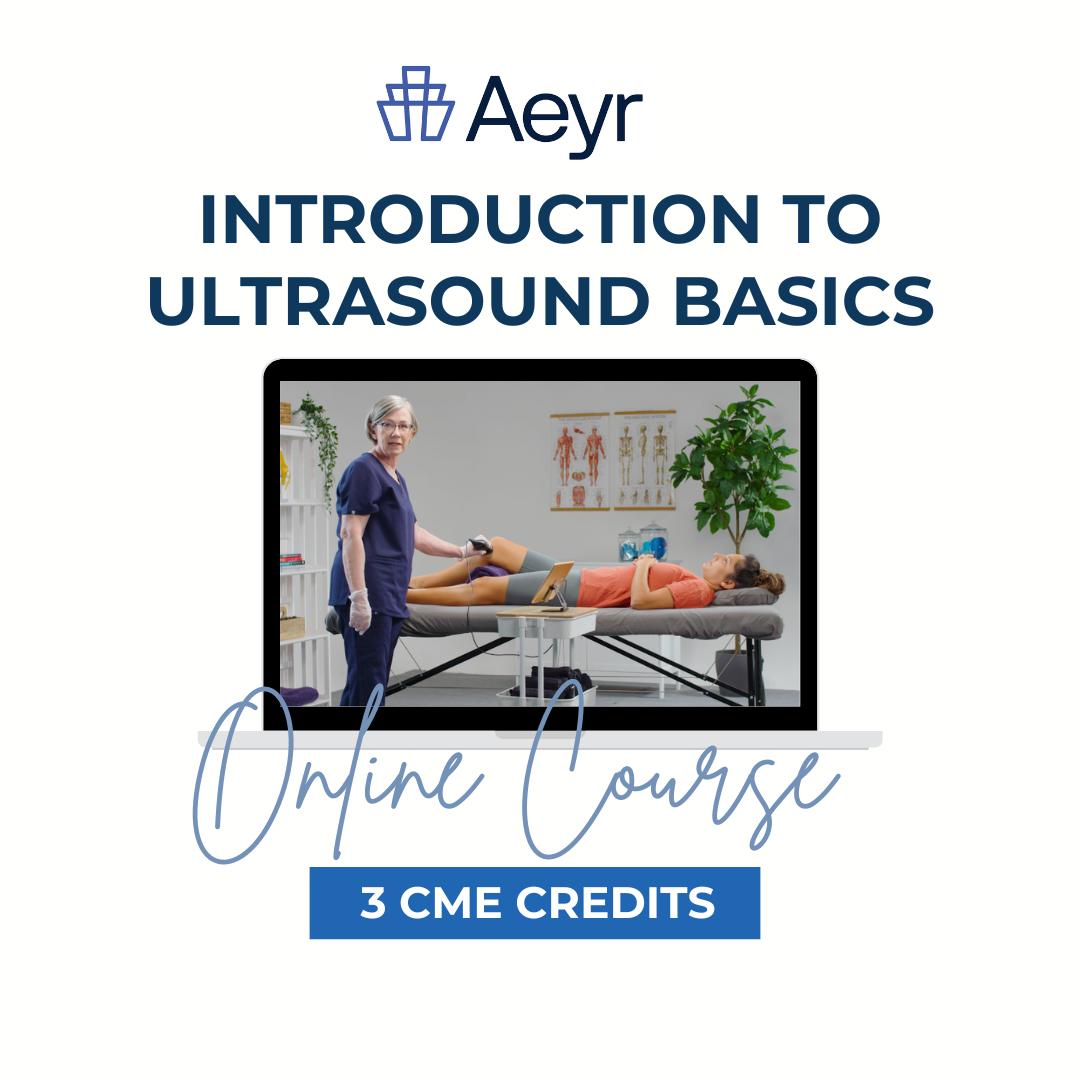 Vscan Air + Aeyr Ultrasound Basics and Guided Needling Course Bundle